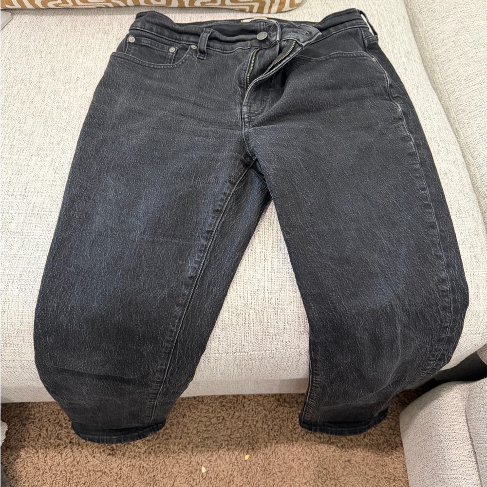 Madewell Charcoal Denim Jeans